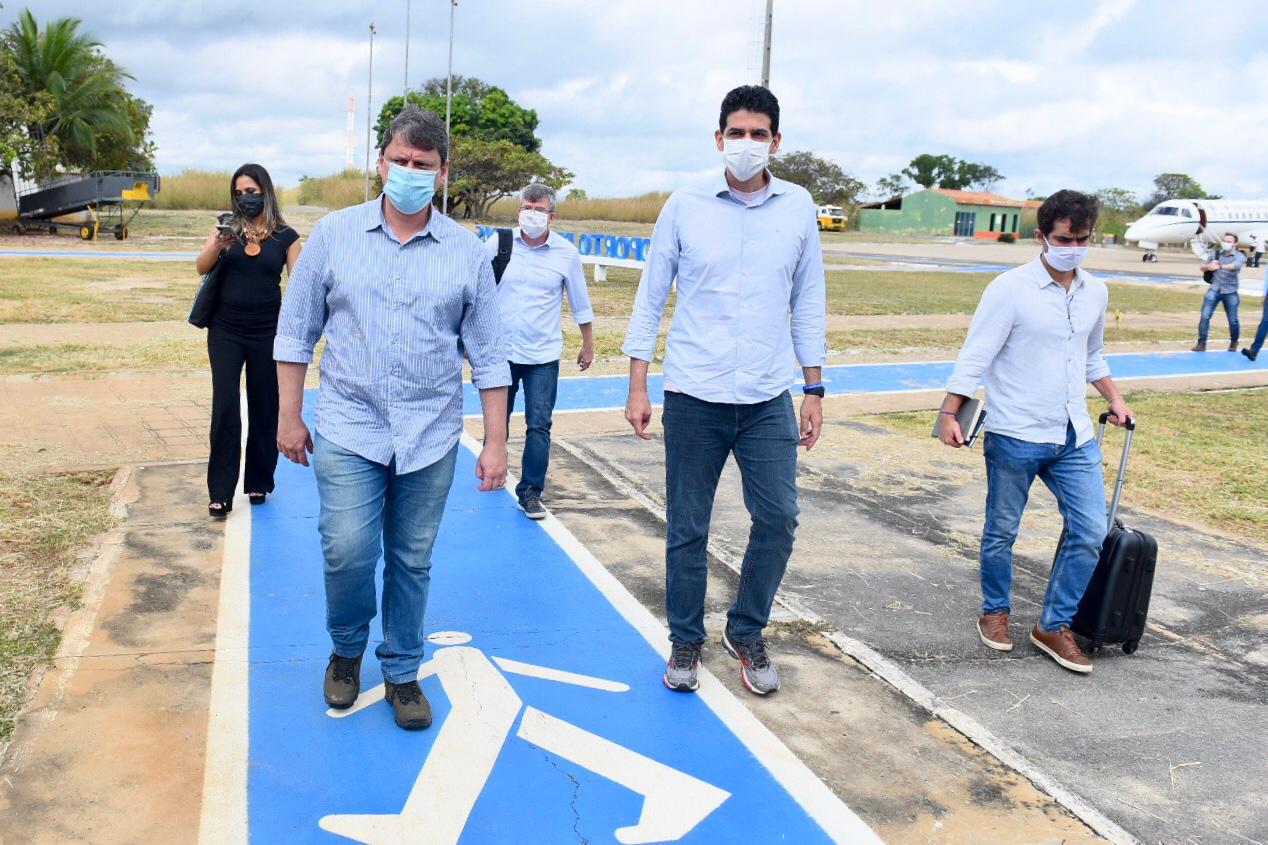 Tarcísio Freitas, André Kuhn, Marcelo Sampaio e equipe do Ministério da Infraestrutura