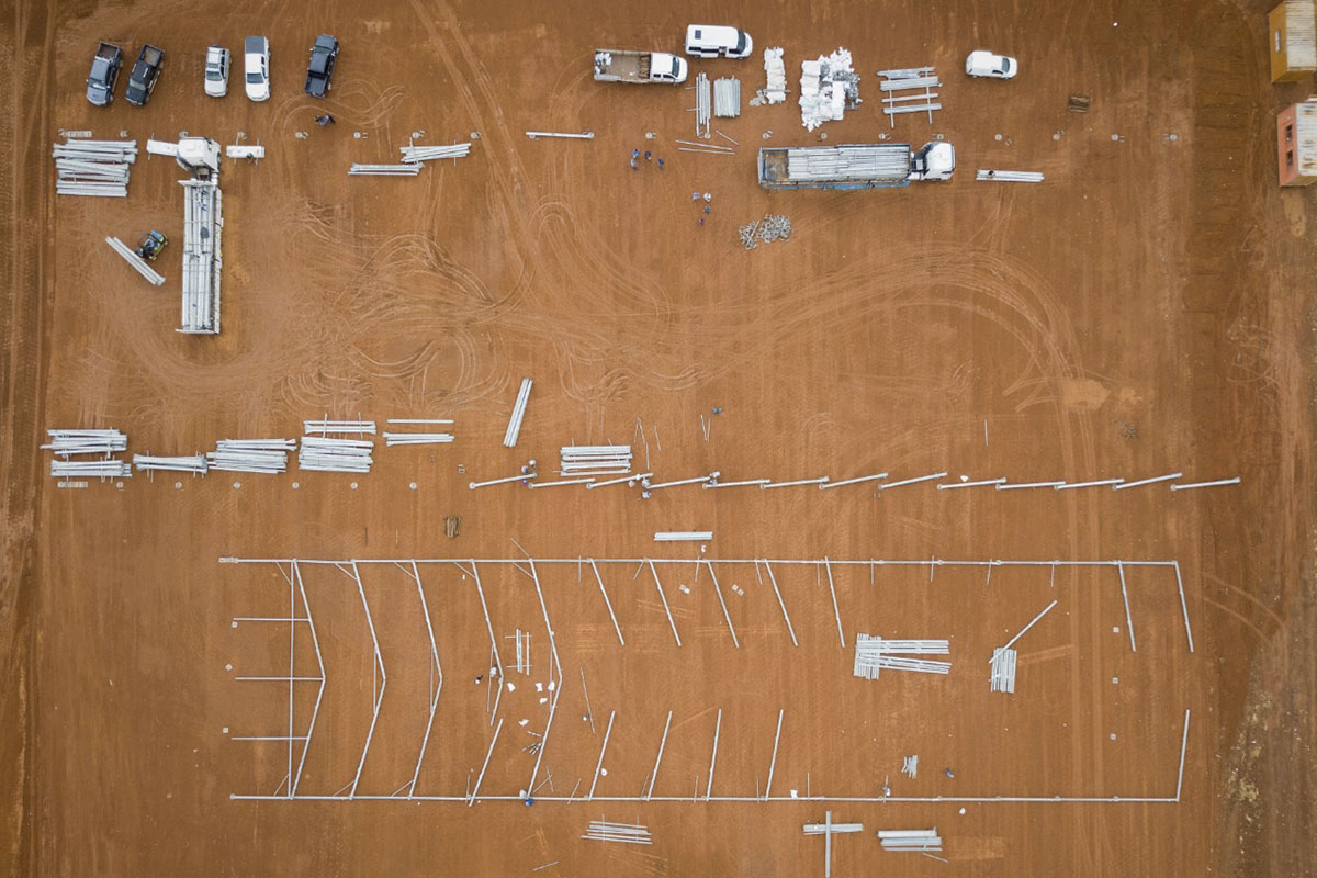 Governo Federal inicia construção do primeiro hospital de campanha em Águas Lindas (GO)