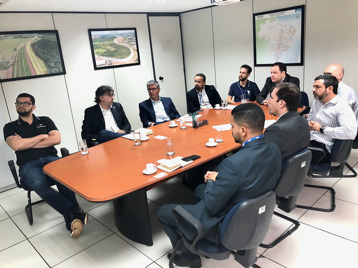 VALEC recebe diretores da Grão-Pará Multimodal