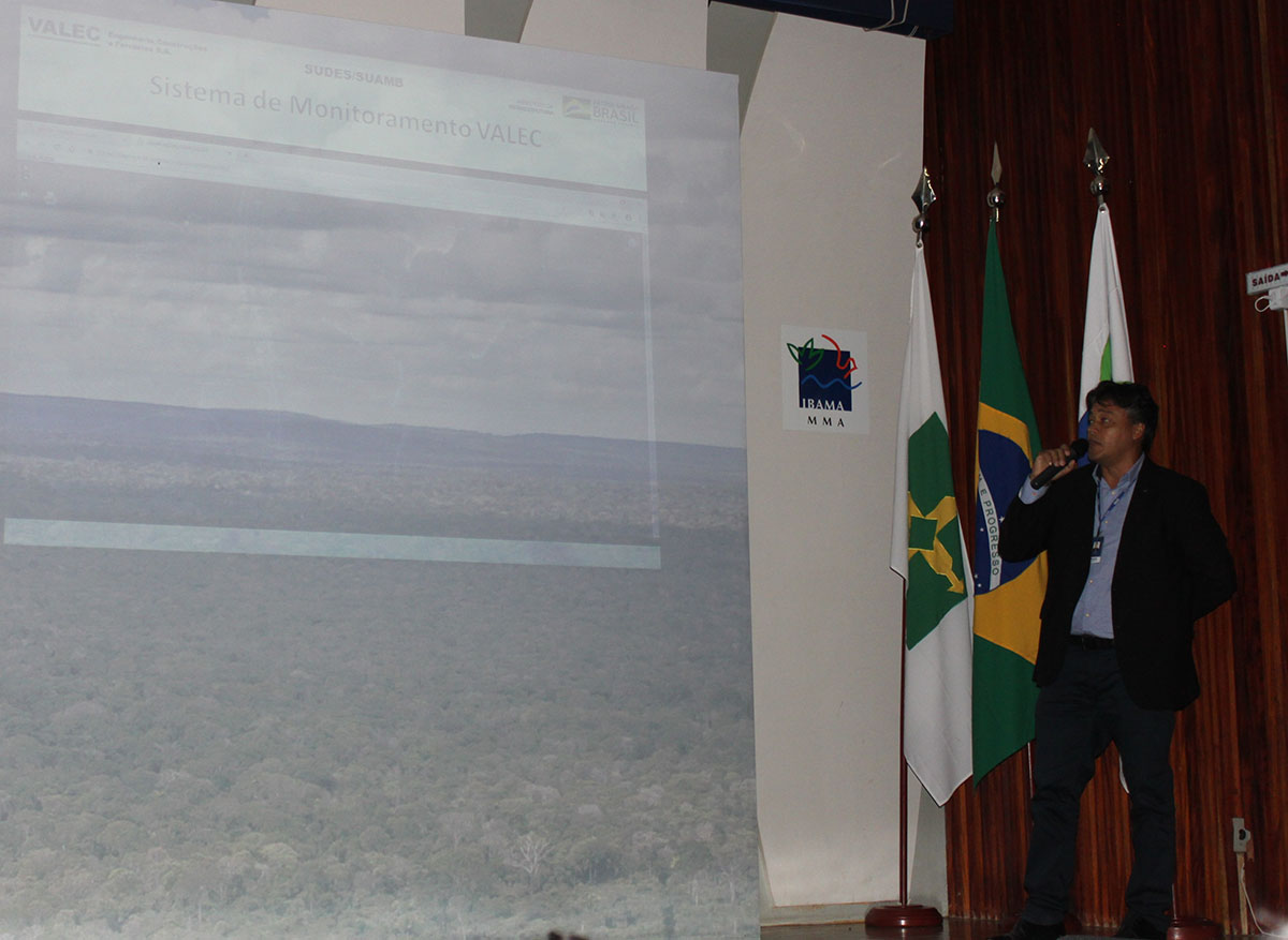 Em workshop no Ibama, VALEC apresenta experiência pioneira com monitoramento