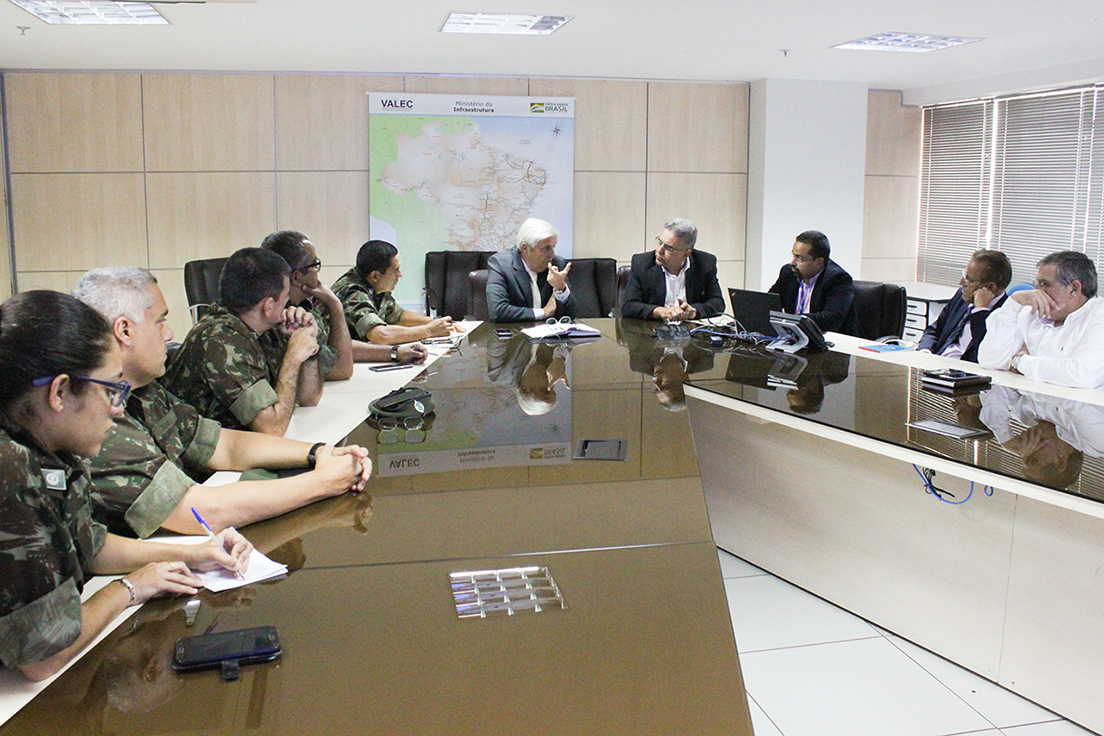 Reunião Presidente da Valec com Comandante do Exército